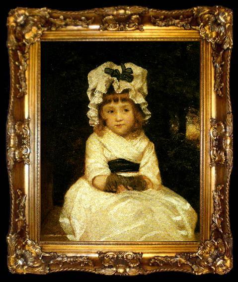 framed  Sir Joshua Reynolds penelope boothby, ta009-2